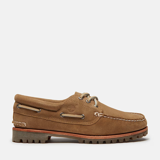 Timberland Authentic - Scarpa da barca donna beige in pelle Premium