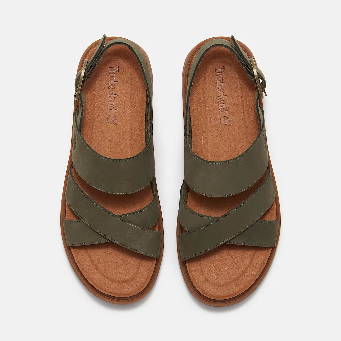 Timberland Sandalo con Cinturino Posteriore Clairemont Way da Donna in verde