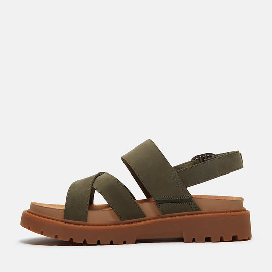 Timberland Sandalo con Cinturino Posteriore Clairemont Way da Donna in verde