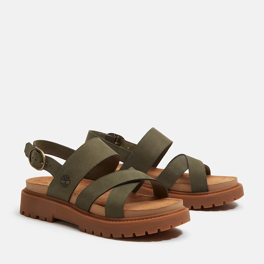 Timberland Sandalo con Cinturino Posteriore Clairemont Way da Donna in verde