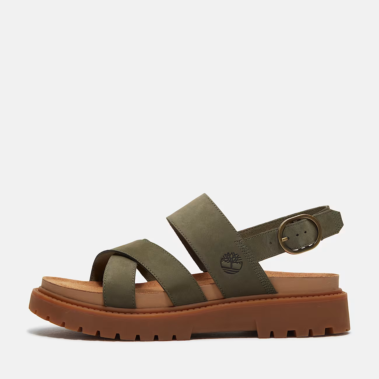 Timberland Sandalo con Cinturino Posteriore Clairemont Way da Donna in verde