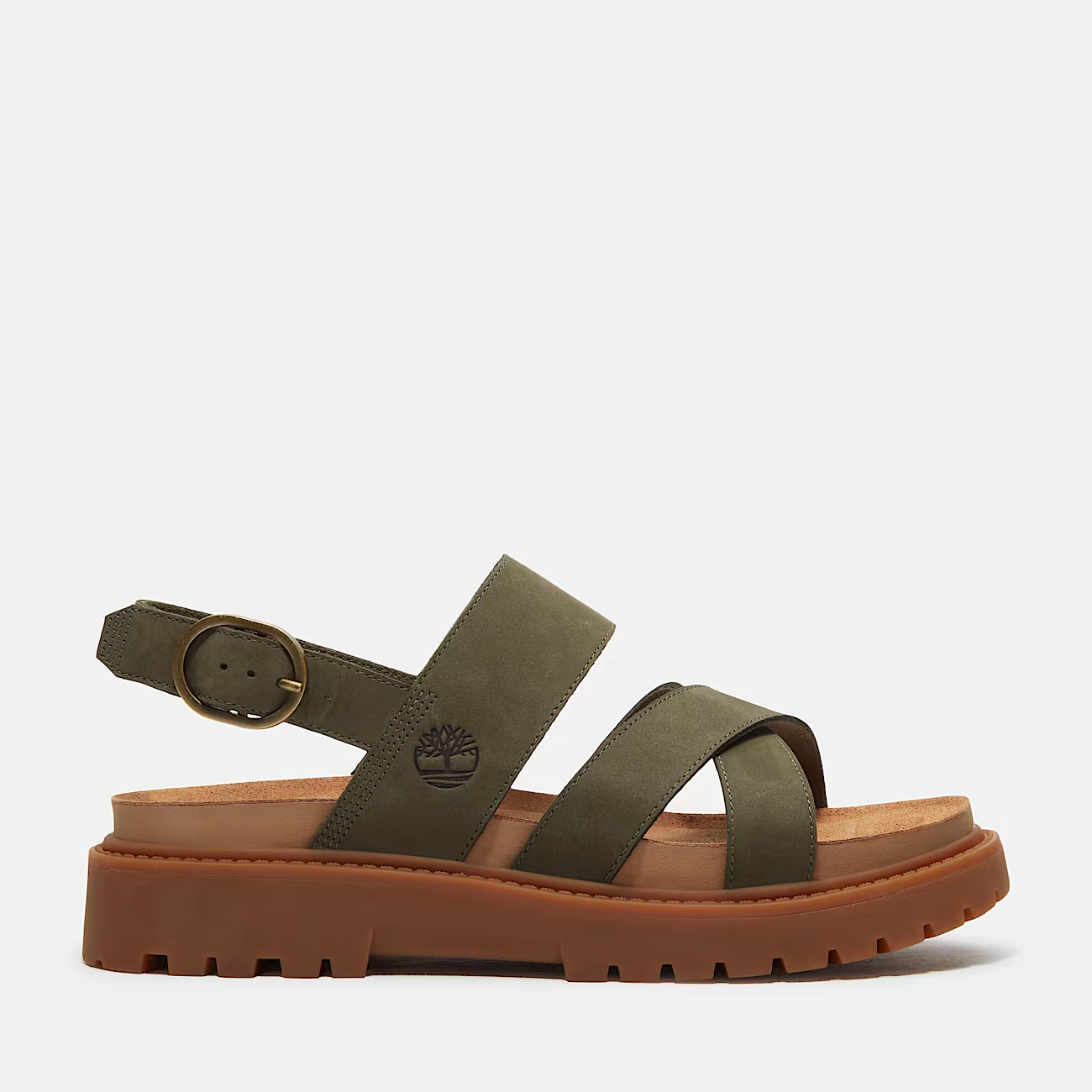 Timberland Sandalo con Cinturino Posteriore Clairemont Way da Donna in verde