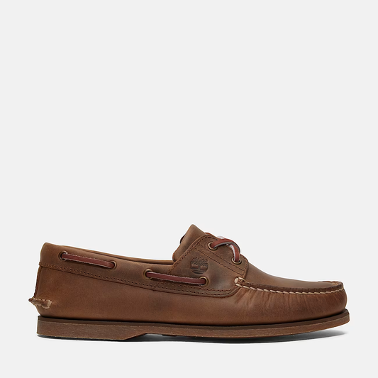 Timberland Classic 2-Eye Scarpa da Barca Uomo in Pelle Premium