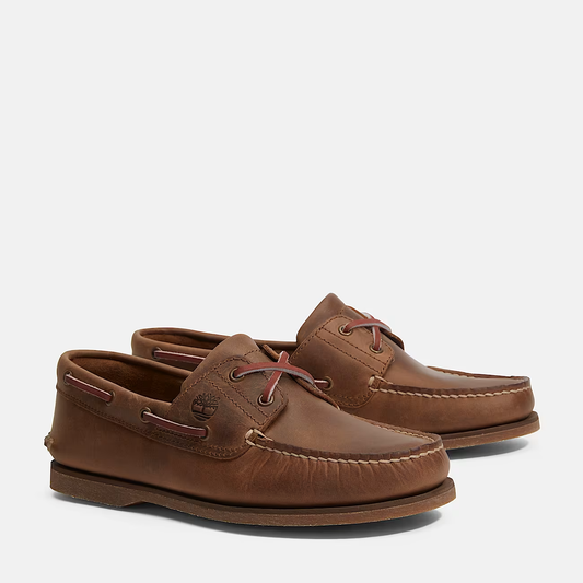 Timberland Classic 2-Eye Scarpa da Barca Uomo in Pelle Premium
