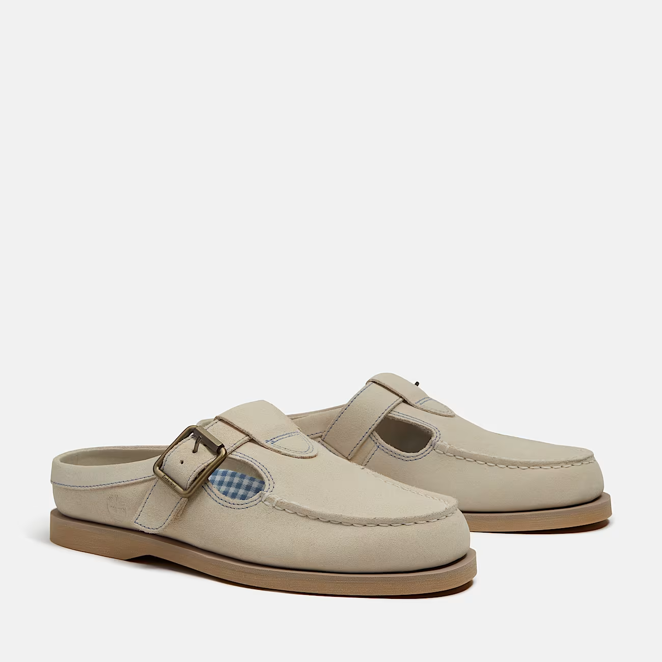 Timberland Classic Mule da Barca Donna in Camoscio Chiaro
