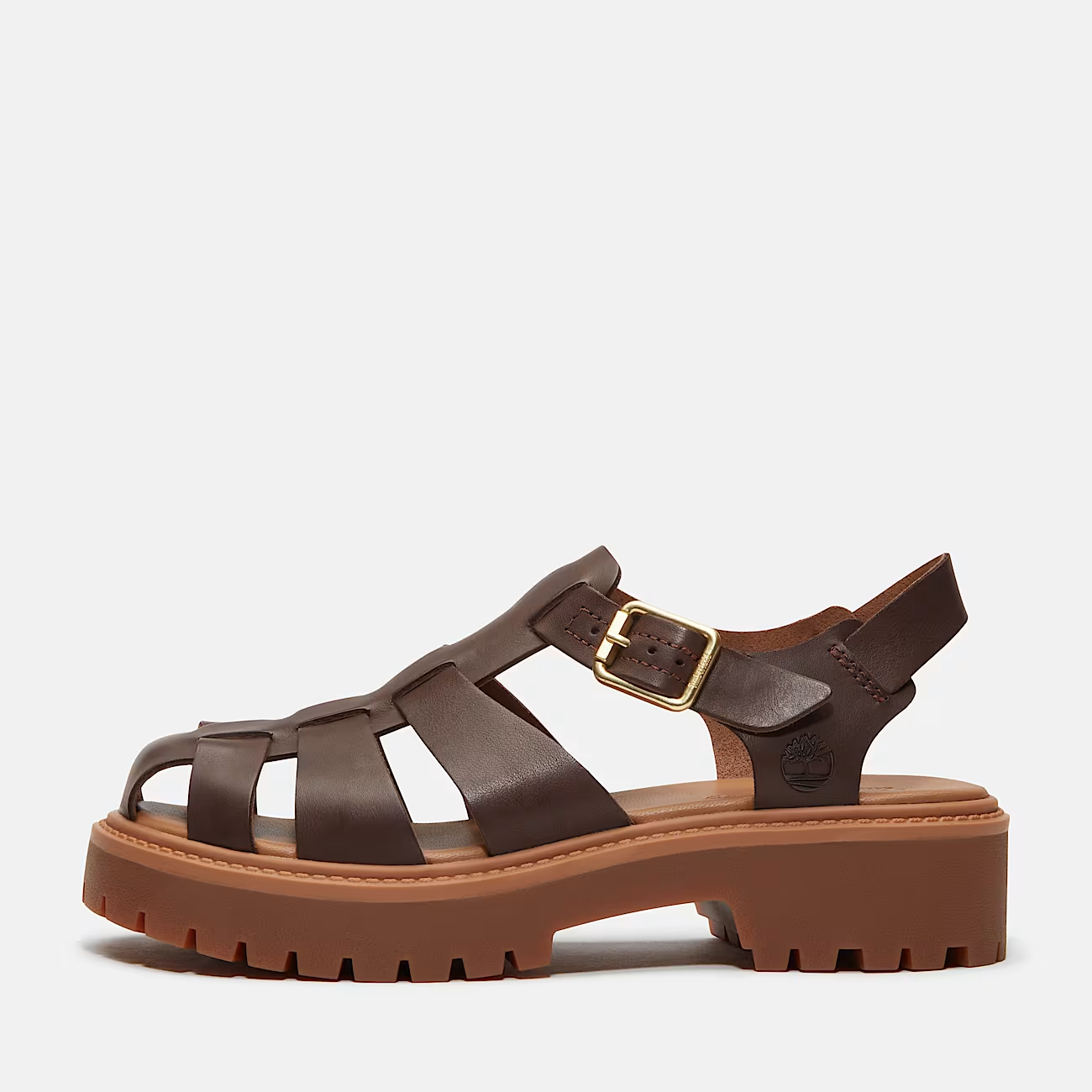 Timberland Stone Street Fisherman Donna Marrone Scuro con Plateau