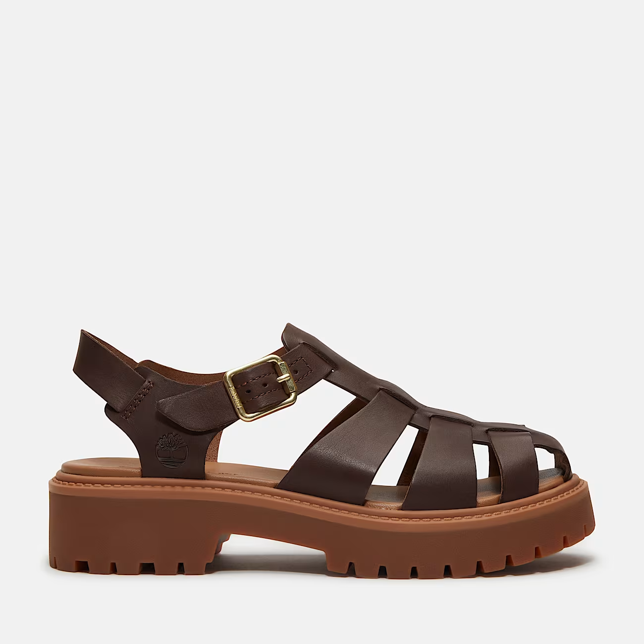 Timberland Stone Street Fisherman Donna Marrone Scuro con Plateau