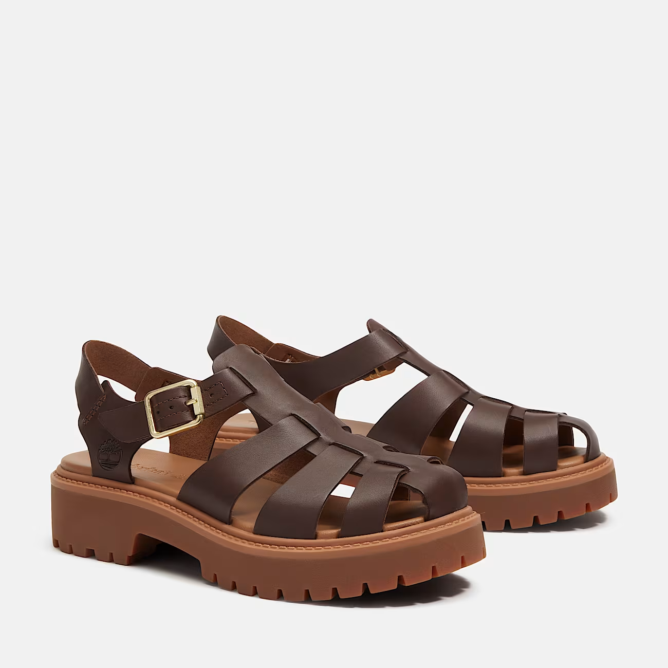 Timberland Stone Street Fisherman Donna Marrone Scuro con Plateau