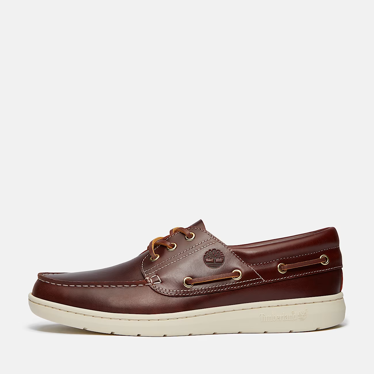 Timberland Portofino Pier Scarpa da Barca Uomo Bordeaux in Pelle Premium