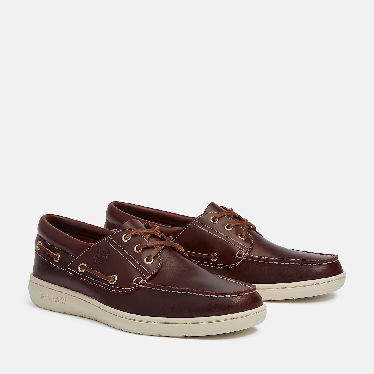 Timberland Portofino Pier Scarpa da Barca Uomo Bordeaux in Pelle Premium