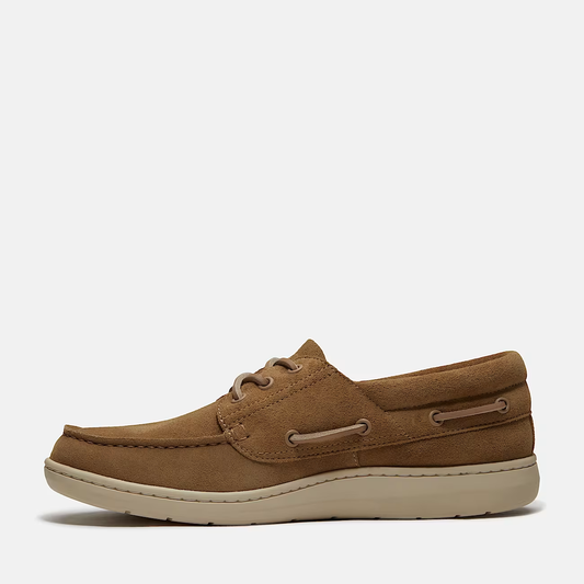 Timberland Portofino Pier Scarpa da Barca Uomo Beige in Pelle Premium