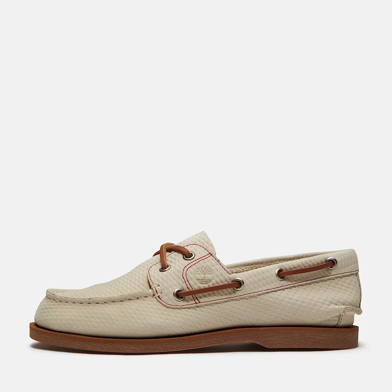 Timberland Classic Scarpa da Barca Donna Nubuck Chiaro con Lacci 360°
