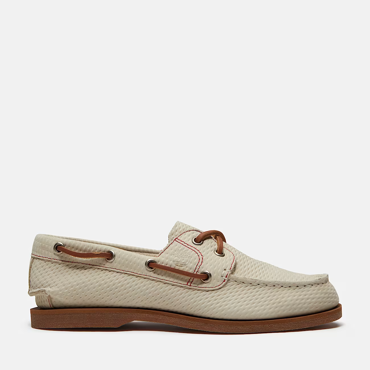 Timberland Classic Scarpa da Barca Donna Nubuck Chiaro con Lacci 360°
