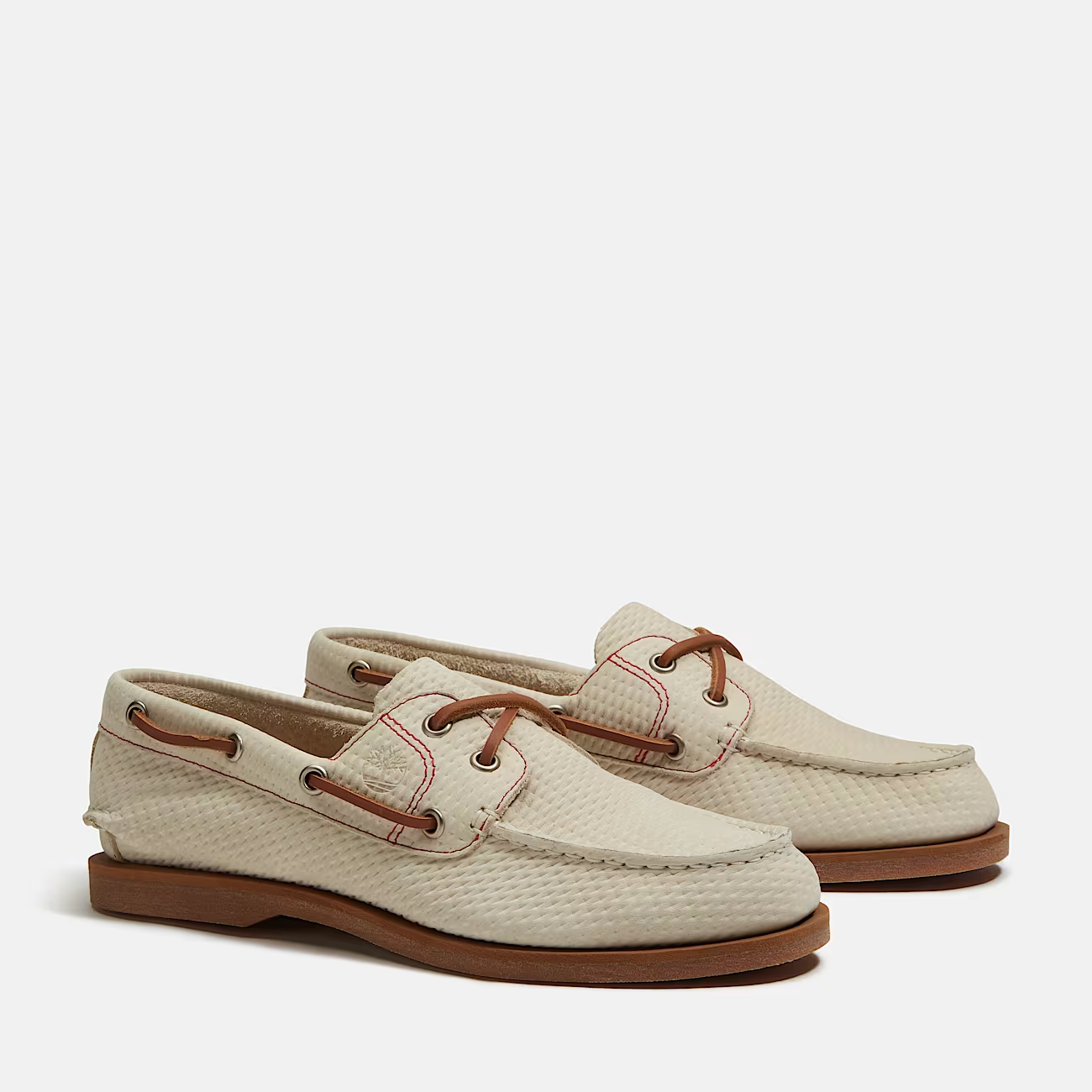Timberland Classic Scarpa da Barca Donna Nubuck Chiaro con Lacci 360°