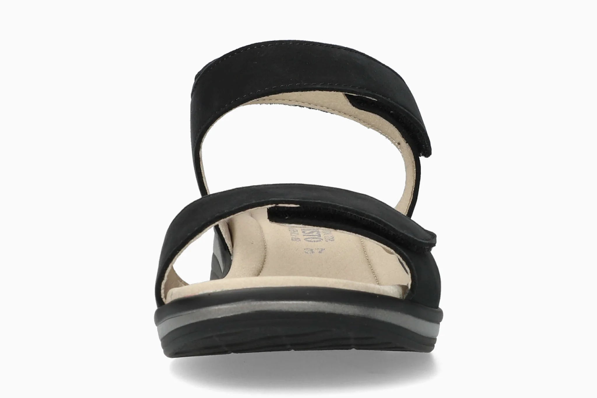 Mephisto Floraline sandalo donna nero in nubuck con Soft-Air e strappi