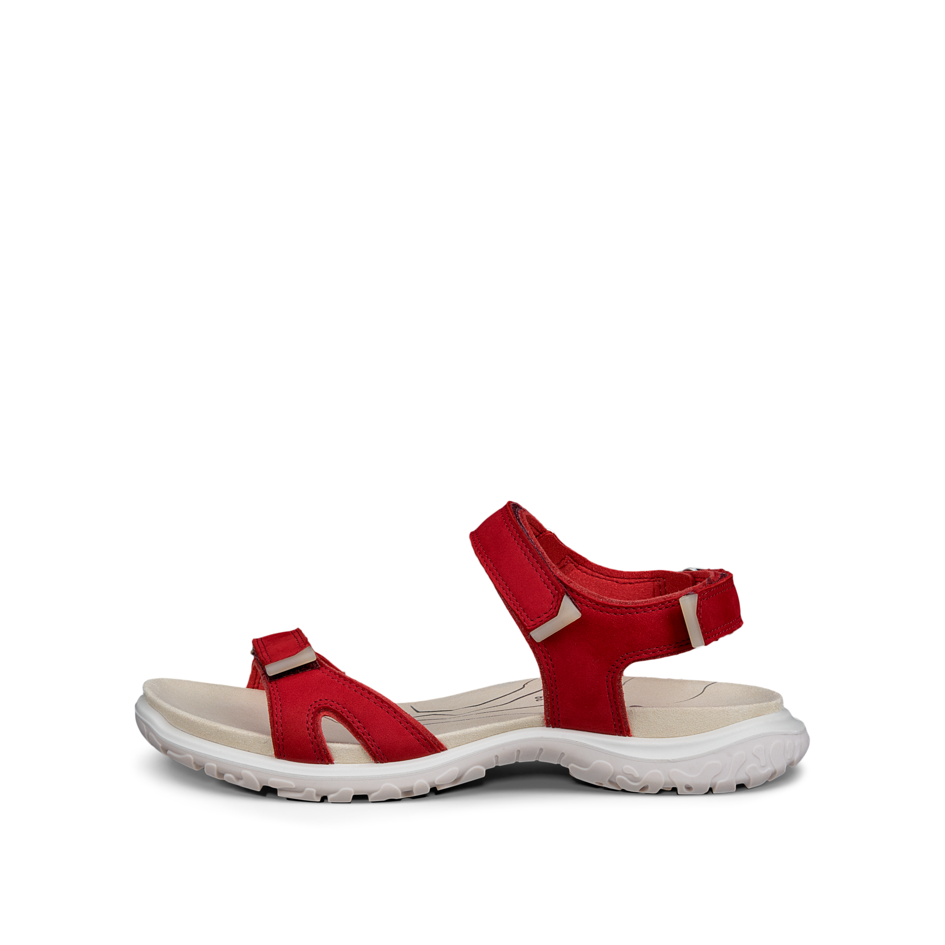 ECCO Offroad Roam sandalo donna Rosso pelle pieno fiore 3 strap
