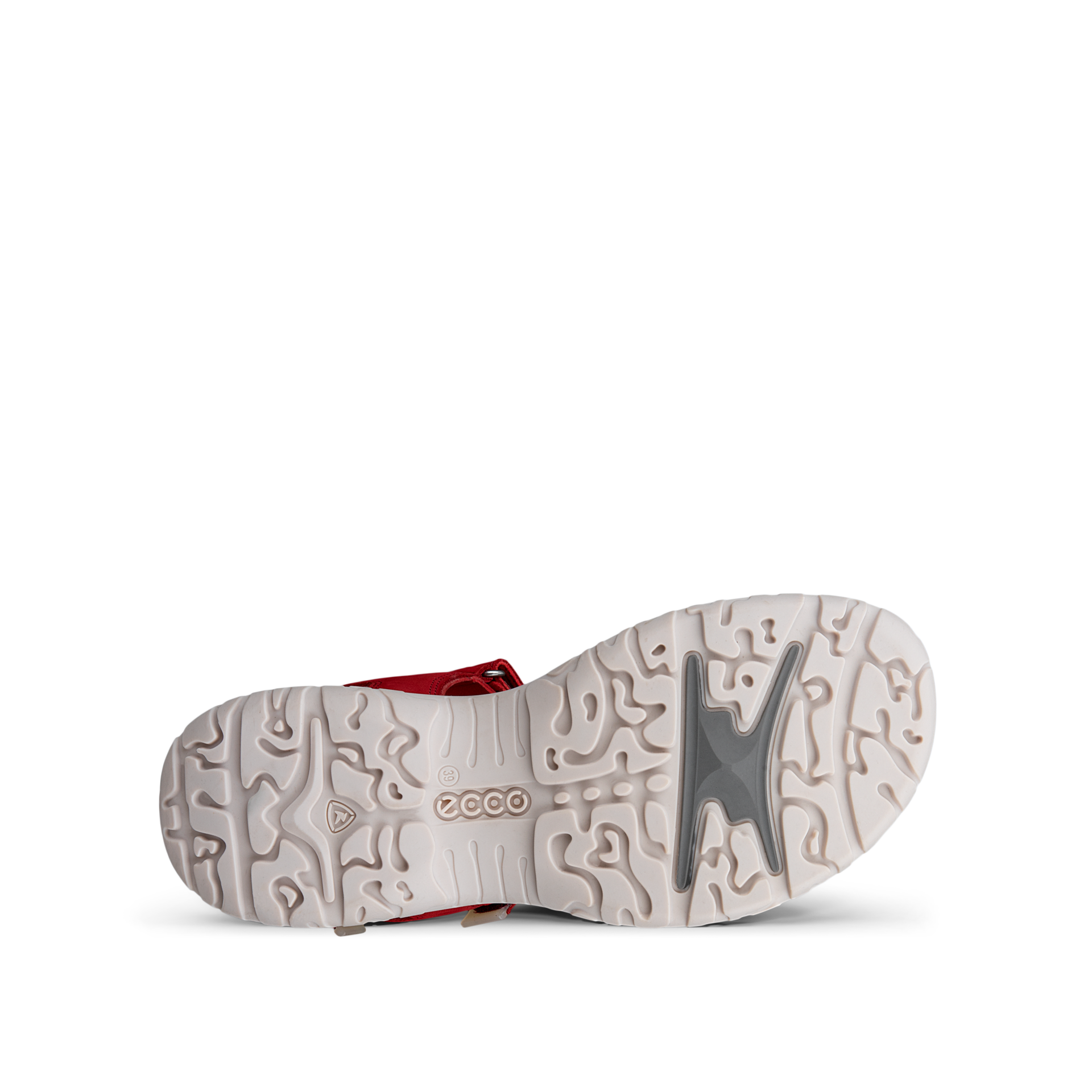 ECCO Offroad Roam sandalo donna Rosso pelle pieno fiore 3 strap