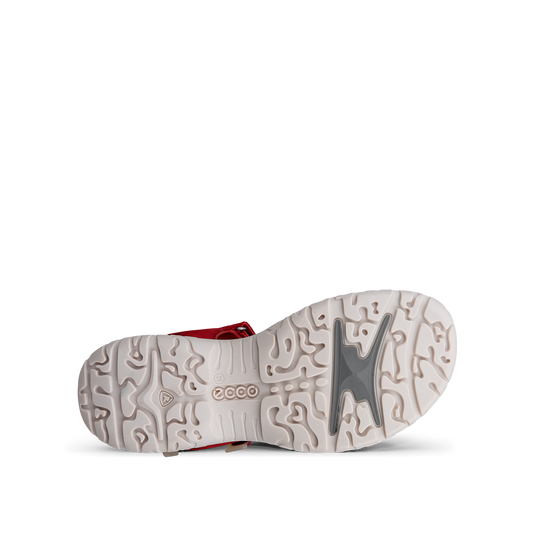 ECCO Offroad Roam sandalo donna Rosso pelle pieno fiore 3 strap
