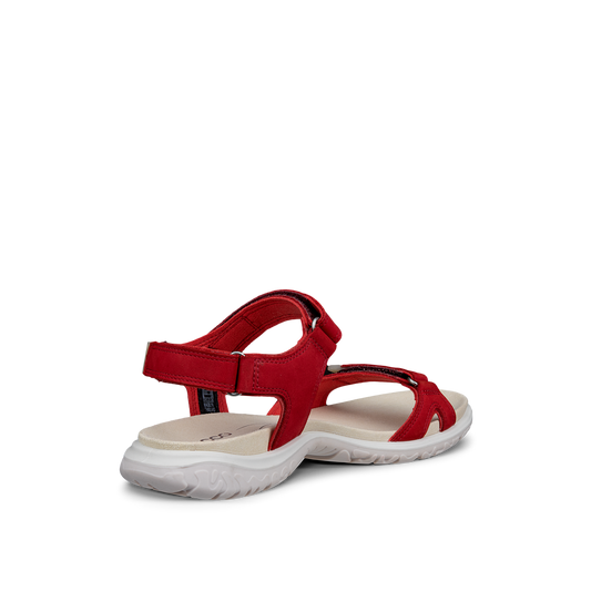 ECCO Offroad Roam sandalo donna Rosso pelle pieno fiore 3 strap