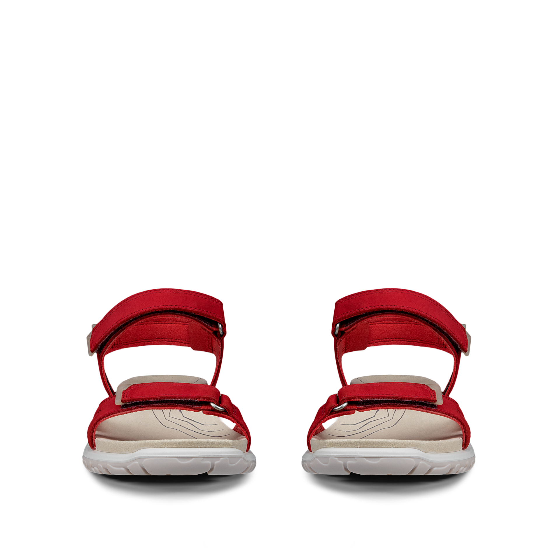 ECCO Offroad Roam sandalo donna Rosso pelle pieno fiore 3 strap