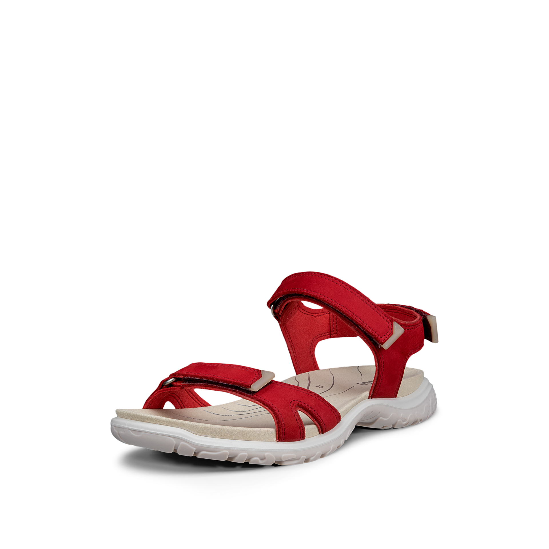 ECCO Offroad Roam sandalo donna Rosso pelle pieno fiore 3 strap