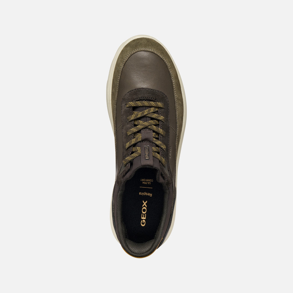 Geox Spherica Plus uomo verde/marrone Fast In ammortizzata