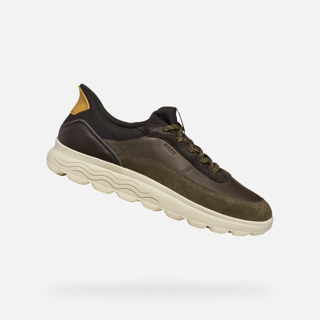 Geox Spherica Plus uomo verde/marrone Fast In ammortizzata
