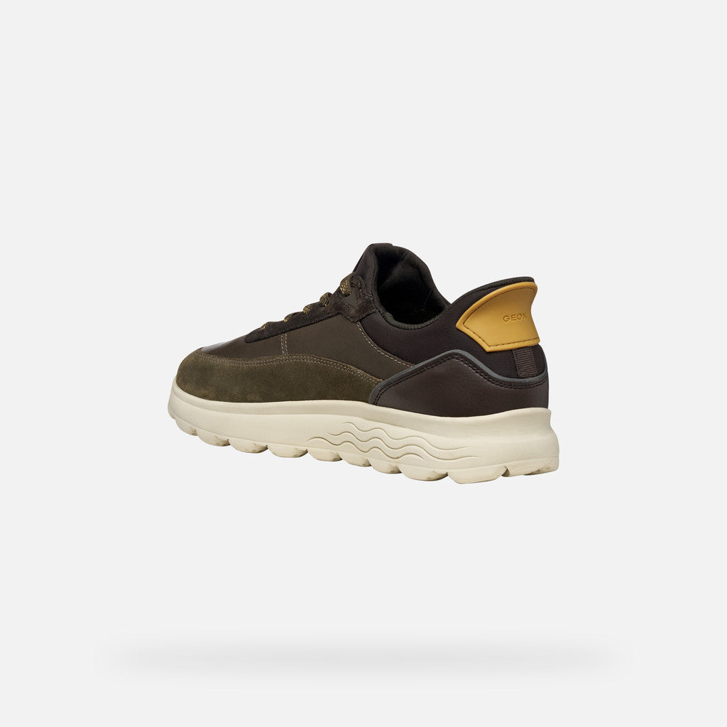 Geox Spherica Plus uomo verde/marrone Fast In ammortizzata