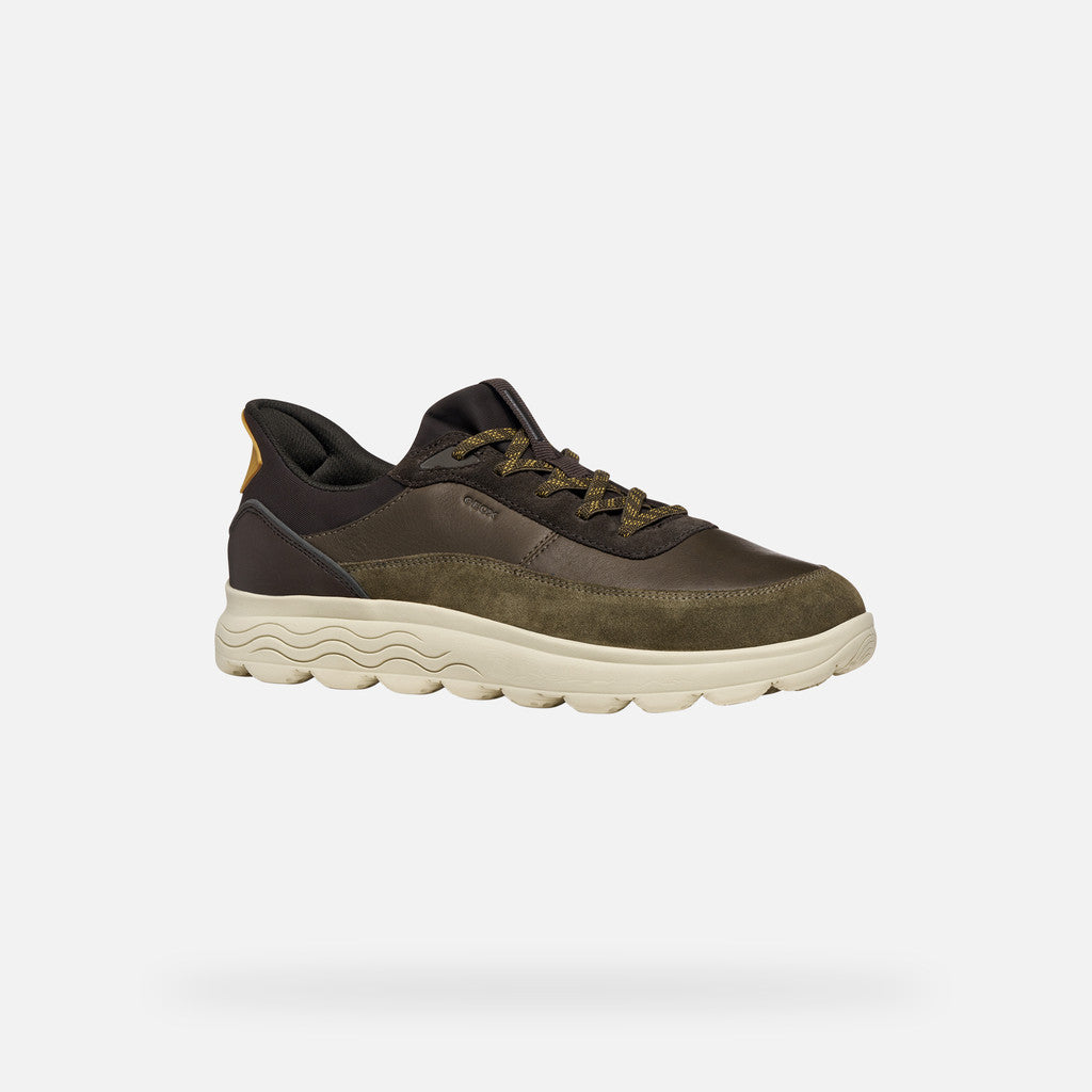 Geox Spherica Plus uomo verde/marrone Fast In ammortizzata