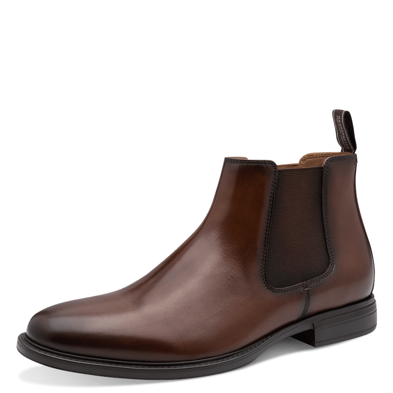 Tamaris stivaletto uomo marrone in pelle con sottopiede estraibile