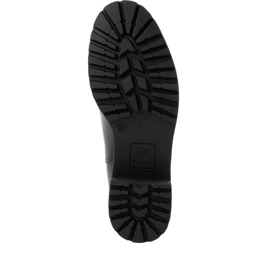 Tamaris Stivaletto Chelsea Donna in Pelle Nera con Tacco