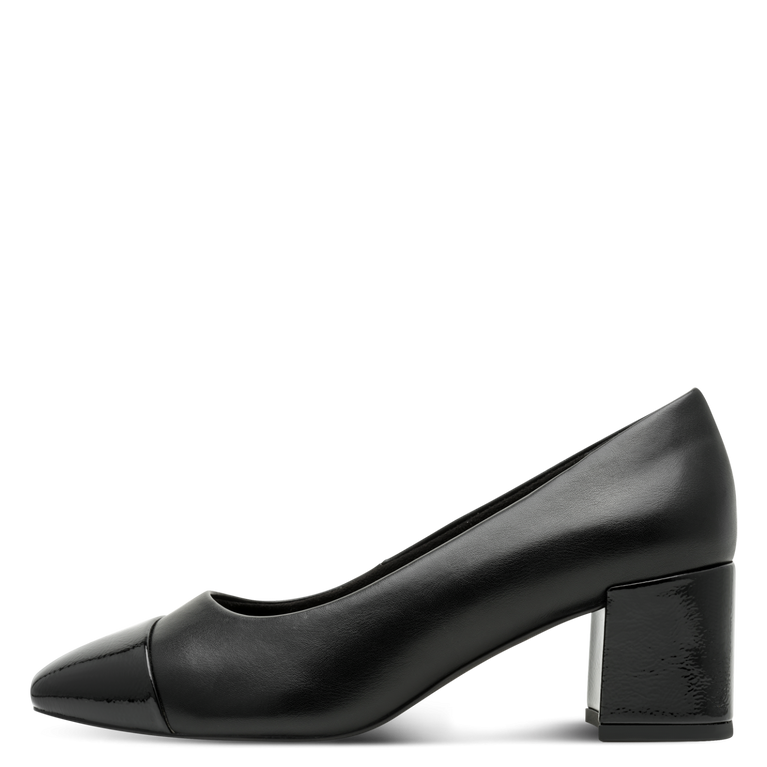 Marco Tozzi Décolleté Donna Nera Vegan con Tacco 6 cm
