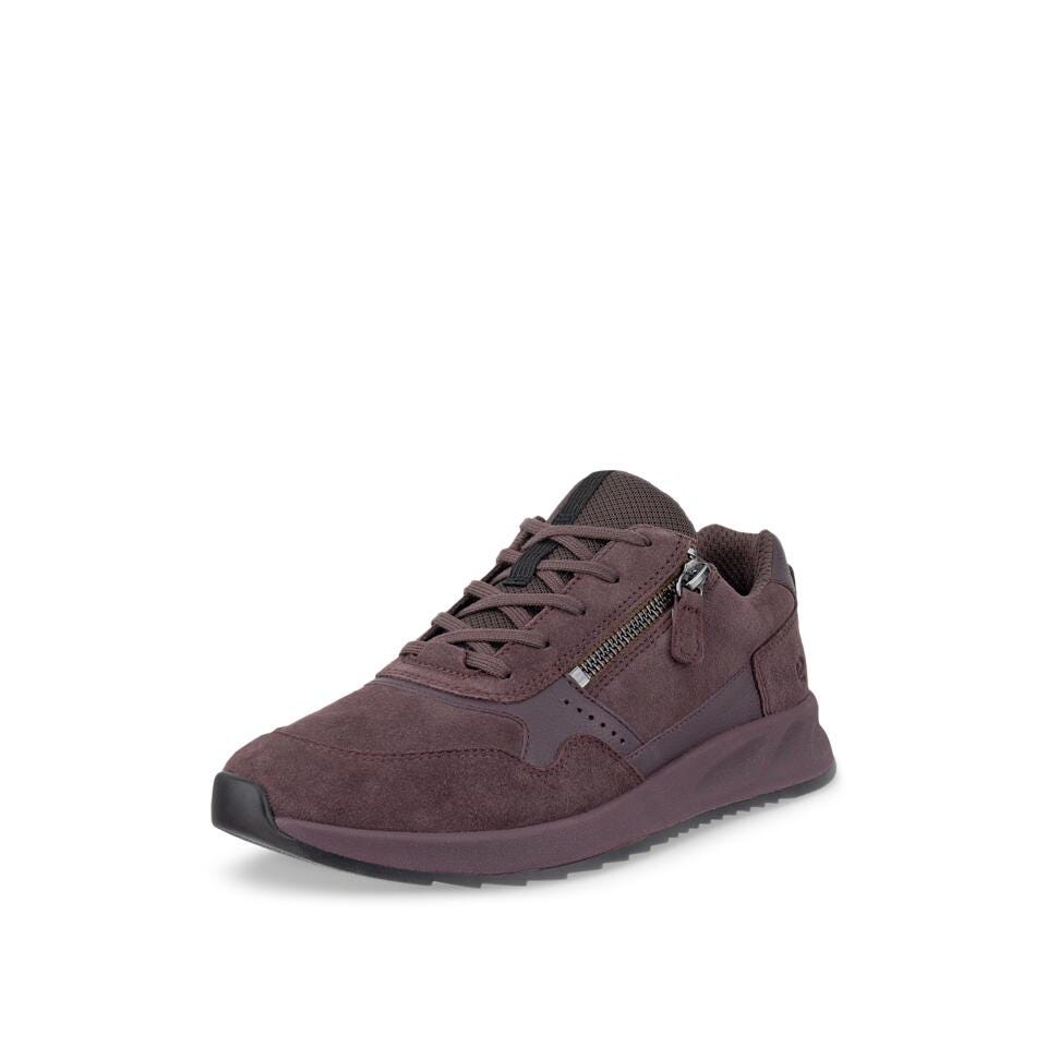 ECCO OTM W Lace Zip Sneaker Donna in Pelle con Zip