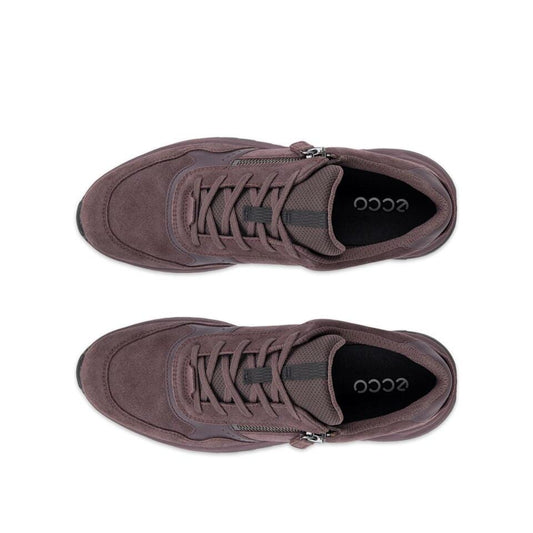 ECCO OTM W Lace Zip Sneaker Donna in Pelle con Zip