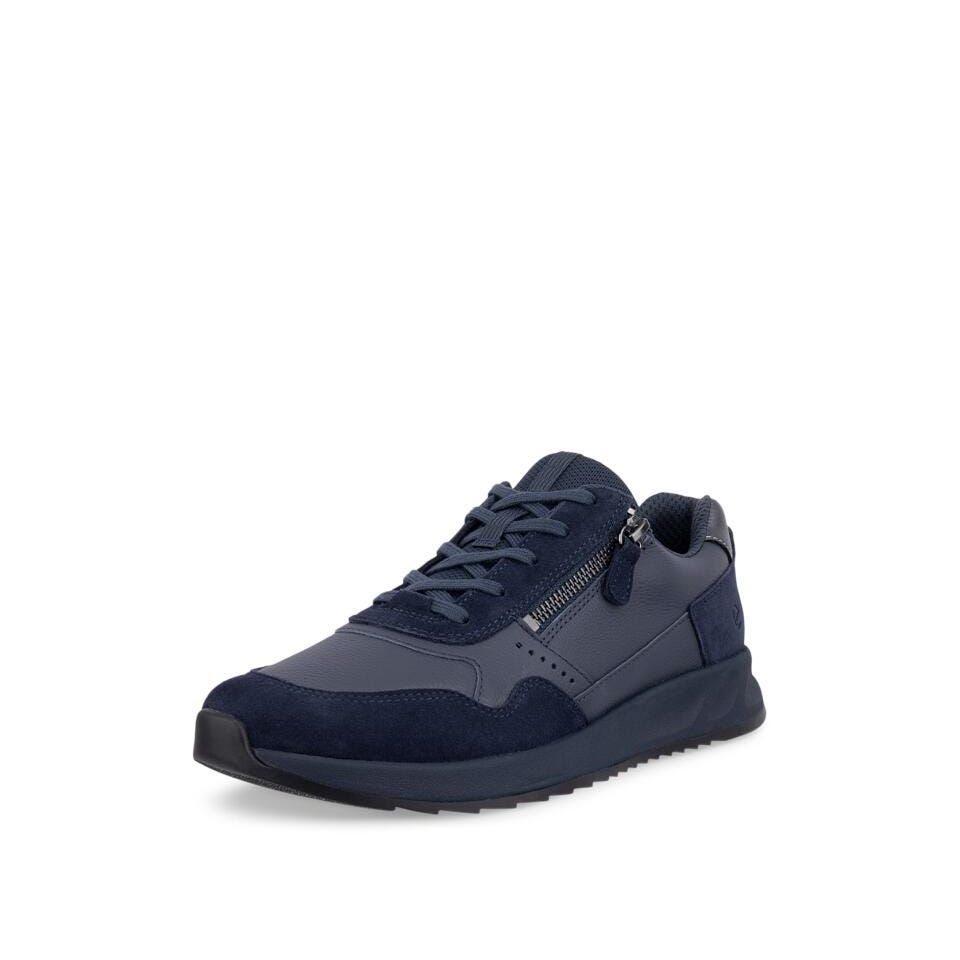 ECCO OTM W Lace Zip Sneaker Donna in Pelle con Zip