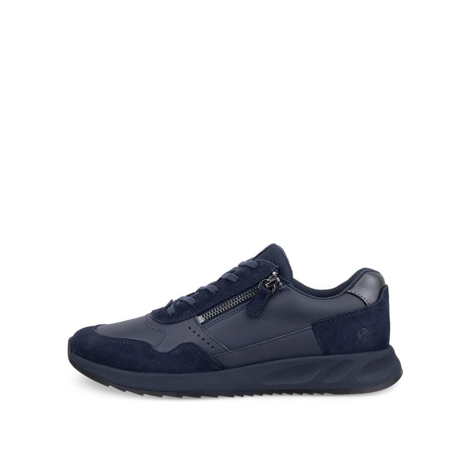 ECCO OTM W Lace Zip Sneaker Donna in Pelle con Zip