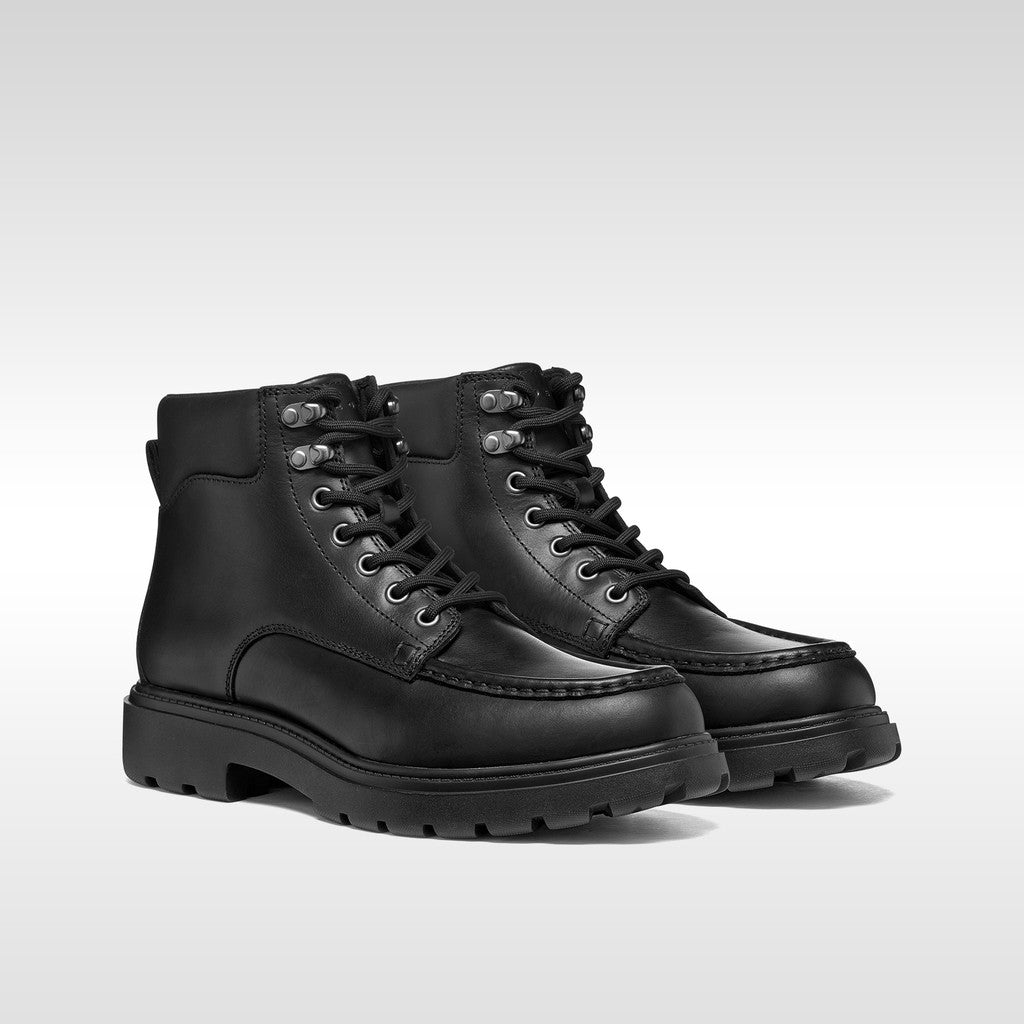 Geox Spherica EC7 B Uomo Anfibio in Pelle Nera