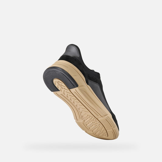Geox Vittour Plus Uomo Sneaker Slip-On Fast In Nera