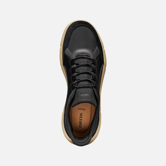 Geox Vittour Plus Uomo Sneaker Slip-On Fast In Nera