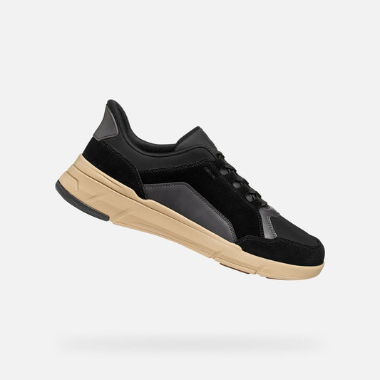 Geox Vittour Plus Uomo Sneaker Slip-On Fast In Nera