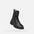 Geox Norize Donna in Capretto Nero con Lacci e Zip