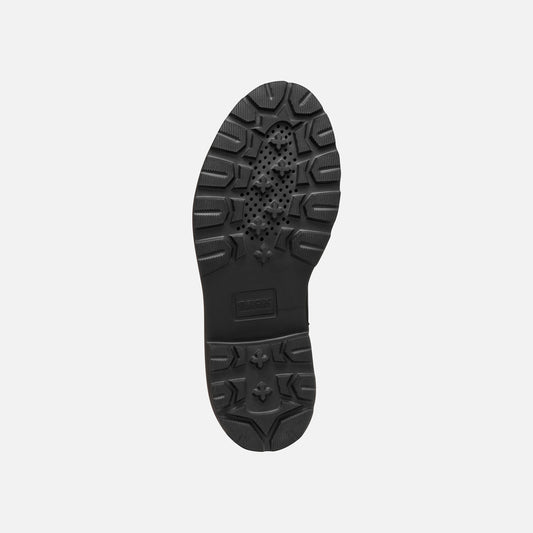 Geox Norize Donna in Capretto Nero con Lacci e Zip