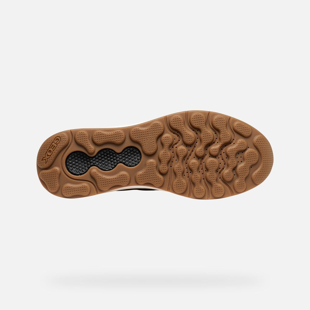 Geox Spherica™ Actif X2 ABX Uomo in Pelle Marrone Impermeabile