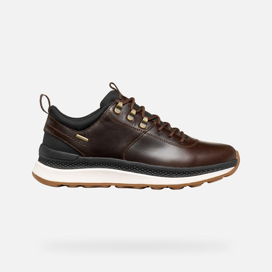 Geox Spherica™ Actif X2 ABX Uomo in Pelle Marrone Impermeabile