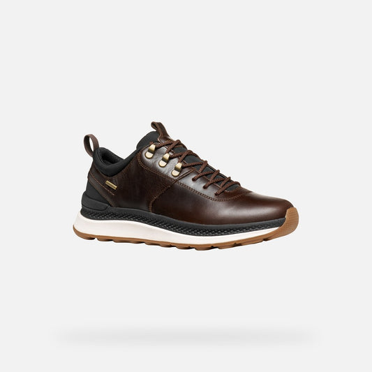 Geox Spherica™ Actif X2 ABX Uomo in Pelle Marrone Impermeabile