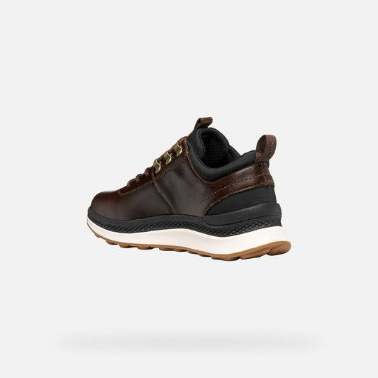 Geox Spherica™ Actif X2 ABX Uomo in Pelle Marrone Impermeabile