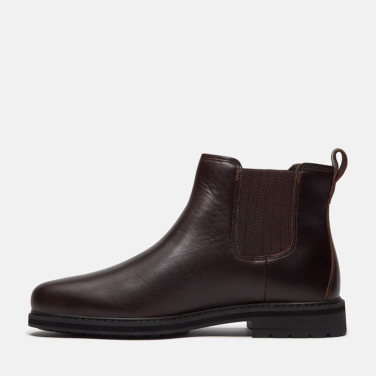 Timberland Stormbucks Chelsea Uomo in Pelle Pieno Fiore Marrone Scuro