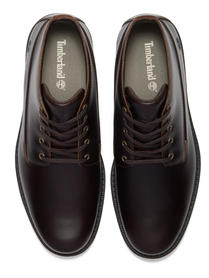 Timberland Stormbucks Chukka Waterproof Uomo in Pelle Marrone Scuro