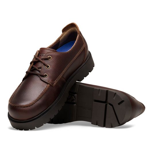Birkenstock Highwood Moc Lace Low Uomo Pelle Marrone