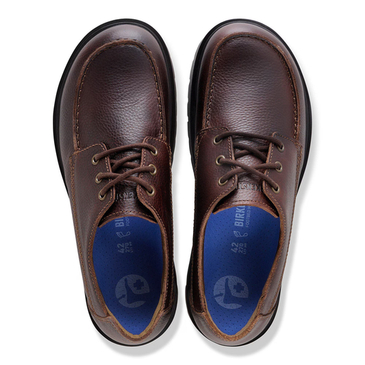Birkenstock Highwood Moc Lace Low Uomo Pelle Marrone